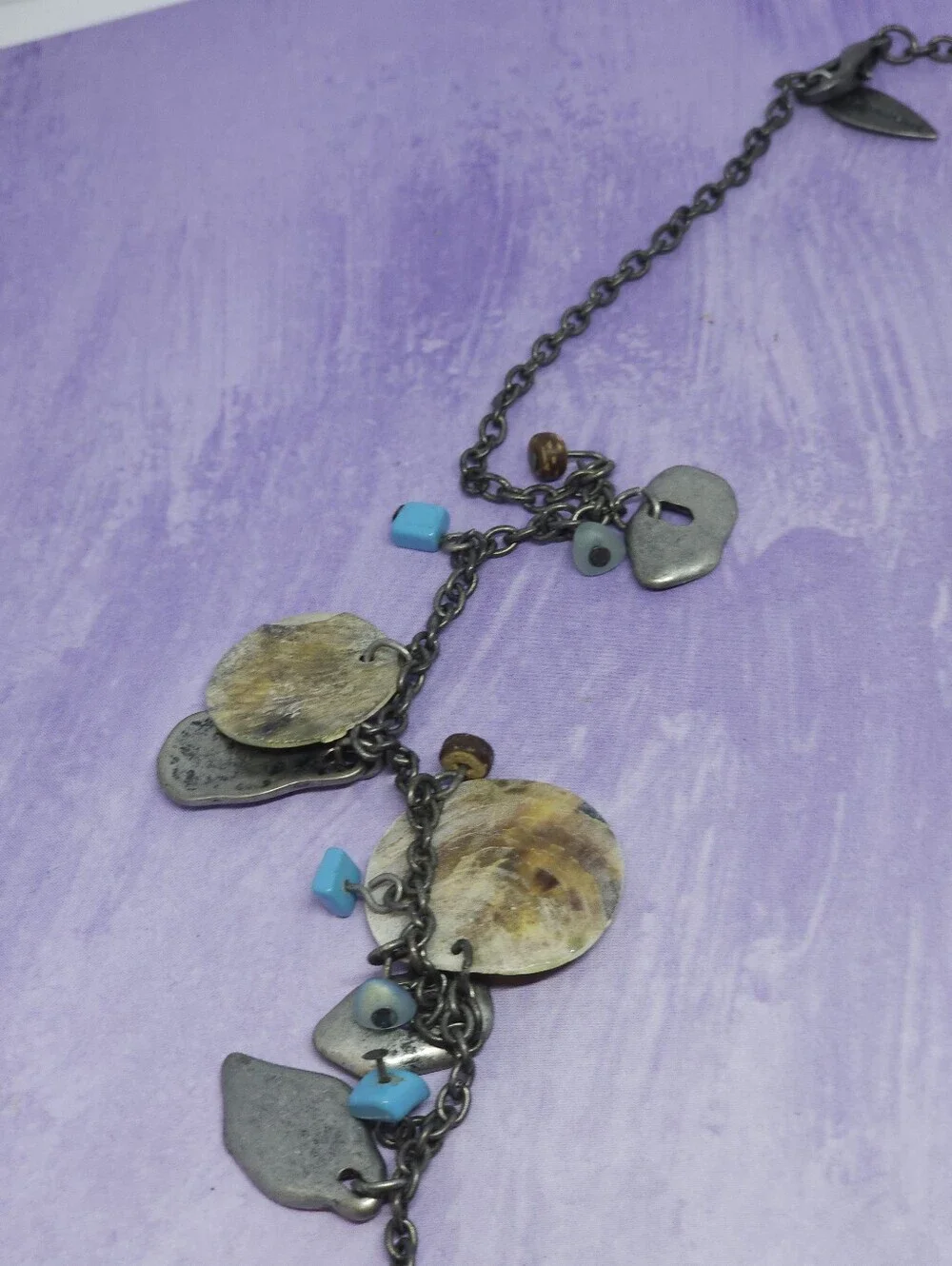 Coldwater Creek Seashore Flutter Shell Necklace